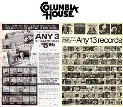 How Columbia House & other mail-order record clubs sold vinyl albums &  tapes for a penny - Click Americana